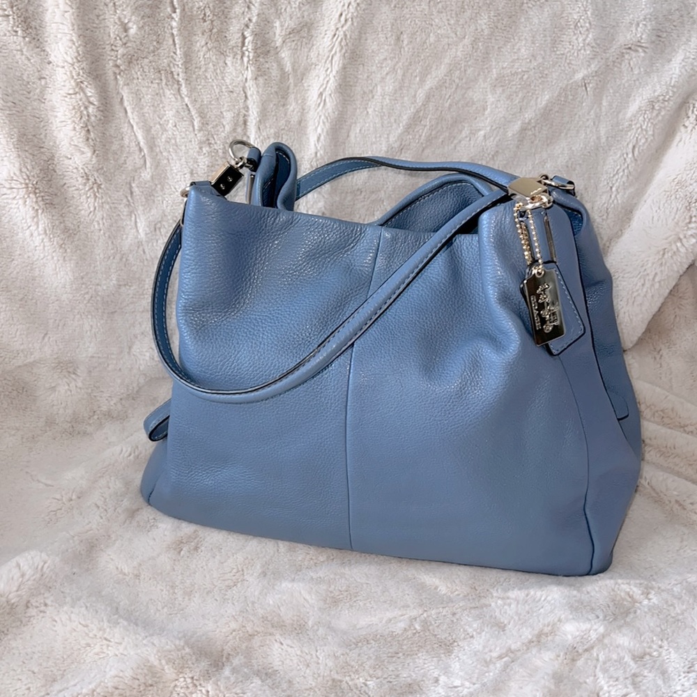 COACH BLUE satchel shoulder bag